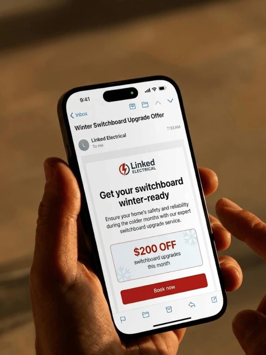 Automated email offers that bring customers back and referrals from their mates